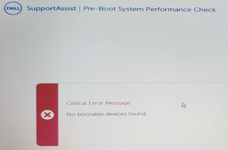 Կno boot device found